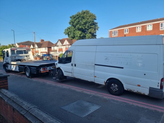 Walsall Council seize fly-tipping vehicles in an early morning raid